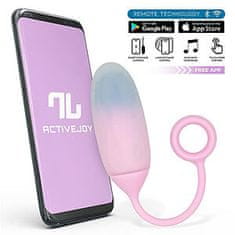 INTOYOU IntoYou ActiveJoy App Egg (Pink), vibrační vajíčko s ovládáním telefonem