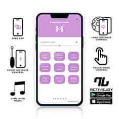 INTOYOU IntoYou ActiveJoy App Egg (Pink), vibrační vajíčko s ovládáním telefonem