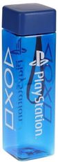 CurePink Plastová láhev na pití Playstation: Logo (objem 500 ml)