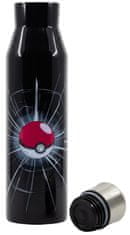 CurePink Nerezová láhev na pití Pokémon: Pokéball (objem 580 ml)