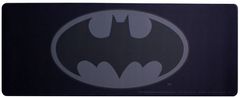 CurePink Herní podložka na stůl DC Comics: Batman Logo (80 x 40 cm)