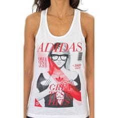 Adidas Tričko bílé XXS Glamgirl Print