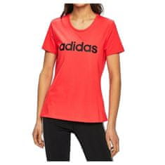 Adidas Tričko na trenínk červené S Climalite W D2M LO Tee