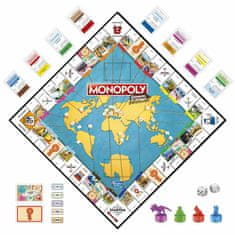 Grooters Hasbro hry Monopoly cesta kolem světa cz verze