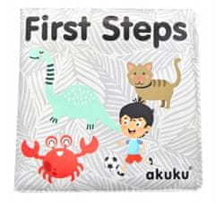 AKUKU Moje první edukační knížka s pískatkem First Steps
