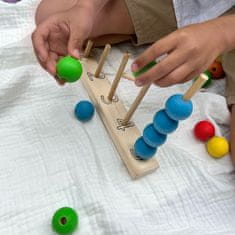 Ulanik Montessori dřevěná hračka "Colourful counting"