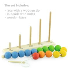 Ulanik Montessori dřevěná hračka "Colourful counting"