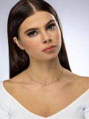 Emily Westwood Pozlacený náhrdelník s čirými zirkony Ana EWN23083G