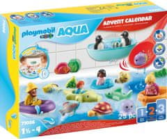 Playmobil PLAYMOBIL 71086 PLAYMOBIL 1.2.3 aqua Adventní kalendář Zábava ve vodě