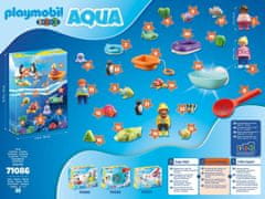 Playmobil PLAYMOBIL 71086 PLAYMOBIL 1.2.3 aqua Adventní kalendář Zábava ve vodě