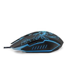 Esperanza Herní myš optická USB MX203 Scorpio modrá