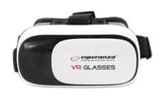 Esperanza 3D VR Brýle EMV300 černé, Posuvný přední kryt