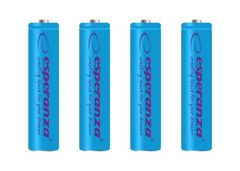 Esperanza Dobíjecí baterie EZA102B Ni-MH AAA 1000 mAh 4ks modré
