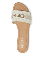 Guess Dámské pantofle, nazouváky Lures bílé logové 36,5