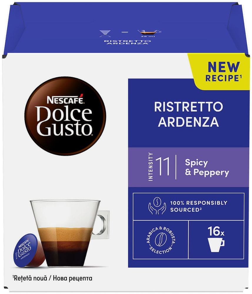 Levně NESCAFÉ Dolce Gusto Ristretto Ardenza – kávové kapsle – 16 ks