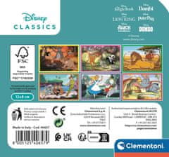 Clementoni Obrázkové kostky Disney klasika, 6 kostek
