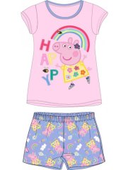 E plus M Letní dívčí pyžamo prasátko Peppa - růžové