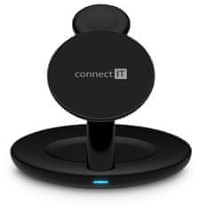 Connect IT MultiCharge 3 v 1 MagSafe Wireless Fast Charge bezdrátová nabíječka CWC-9060-BK, černá