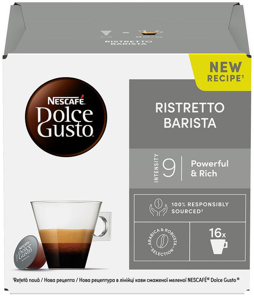 Levně NESCAFÉ Dolce Gusto Ristretto Barista – kávové kapsle – 16 ks
