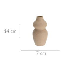 Home&Styling Dekorační keramická váza, výš. 14 cm