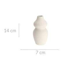 Home&Styling Dekorační keramická váza, výš. 14 cm
