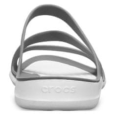 Crocs boty Crocs žabky Swiftwater Sandal šedobílé C2256