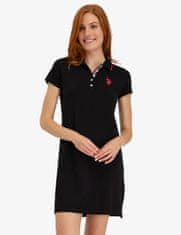 U.S. Polo Assn. Dámské šaty TIPPED černé XS