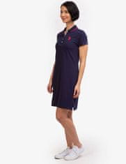U.S. Polo Assn. Dámské šaty TIPPED modré S