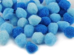 Bambulka mix barev Ø20 mm - modrá