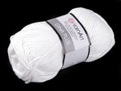 YarnArt Pletací příze Gina / Jeans Plus 100 g - (62) bílá
