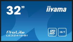 iiyama 32" LCD LE3241S-B1: IPS,FHD,HDMI,LAN,repro