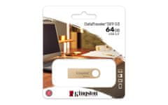 Kingston flash disk 64GB 220MB/s Metal USB 3.2 Gen 1 DataTraveler SE9 G3