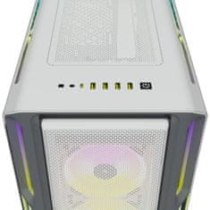Corsair iCUE 5000T RGB/Midi Tower/Transpar./Bílá