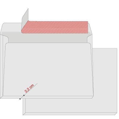 Elco Obálky C4+ samolepicí s rozšířeným dnem, s krycí páskou, 200 ks