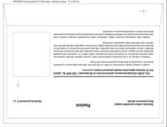 Krkonošské obálky Obálky C5 - Doručenka o správním řízení - bílá, s krycí páskou, 100 ks
