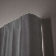 Intesi Dvojitá záclonová tyč Twilight 76-213 cm nikl