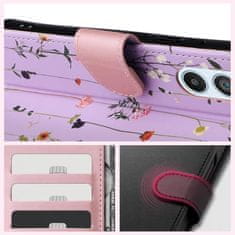 Tech-protect Knížkový obal na Samsung Galaxy A55 5G Tech-Protect Wallet Garden Violet