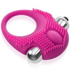 XSARA Pevný vibrační erekční kroužek - totální masažér klitorisu - 73094613