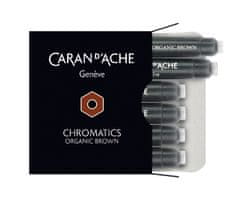 Caran´d Ache Inkoustové bombičky "Chromatics", hnědá Organic Brown, 8021.049