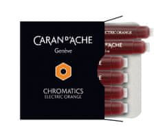 Caran´d Ache Inkoustové bombičky "Chromatics", oranžová Electric Orange, 8021.052