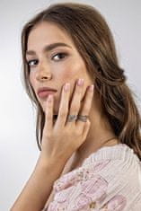 Emily Westwood Stylový otevřený prsten z oceli Anastasia EWR23029S