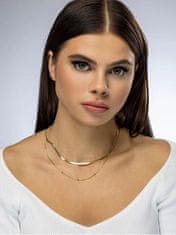 Emily Westwood Dvojitý pozlacený náhrdelník Adelyn EWN23094G