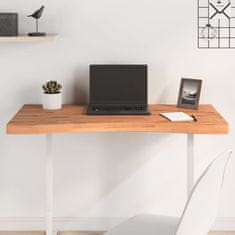 Vidaxl Deska psacího stolu 100 x (45–50) x 4 cm masivní bukové dřevo