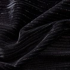 Vidaxl Dětská plisovaná sukně s lurexem černá 92
