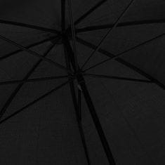 Vidaxl Deštník černý 130 cm