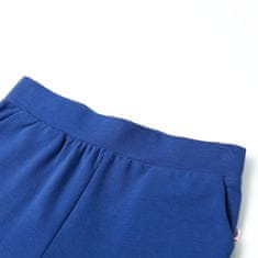 Vidaxl Dětské kalhoty s širokými nohavicemi kobaltově modré 92