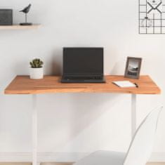 Vidaxl Deska psacího stolu 100 x (45–50) x 2,5 cm masivní bukové dřevo