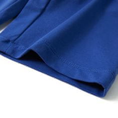 Vidaxl Dětské kalhoty s širokými nohavicemi kobaltově modré 104