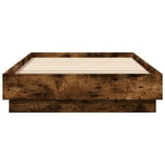 Petromila Rám postele kouřový dub 90 x 200 cm kompozitní dřevo