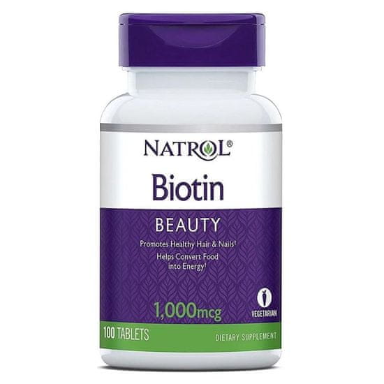 Natrol Natrol biotin 1 000 mcg 100 tablet 908